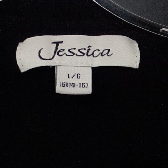 Jessica black tie front cropped cardigan - Picture 3 of 5